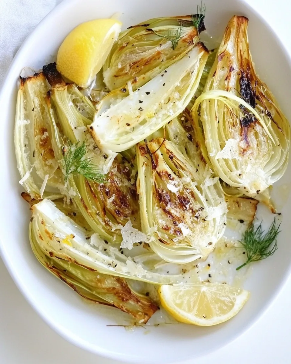 Grilled Fennel with Parmesan and Lemon