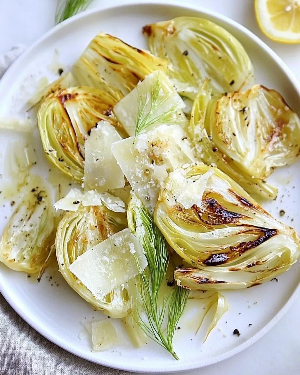 Grilled Fennel with Parmesan and Lemon