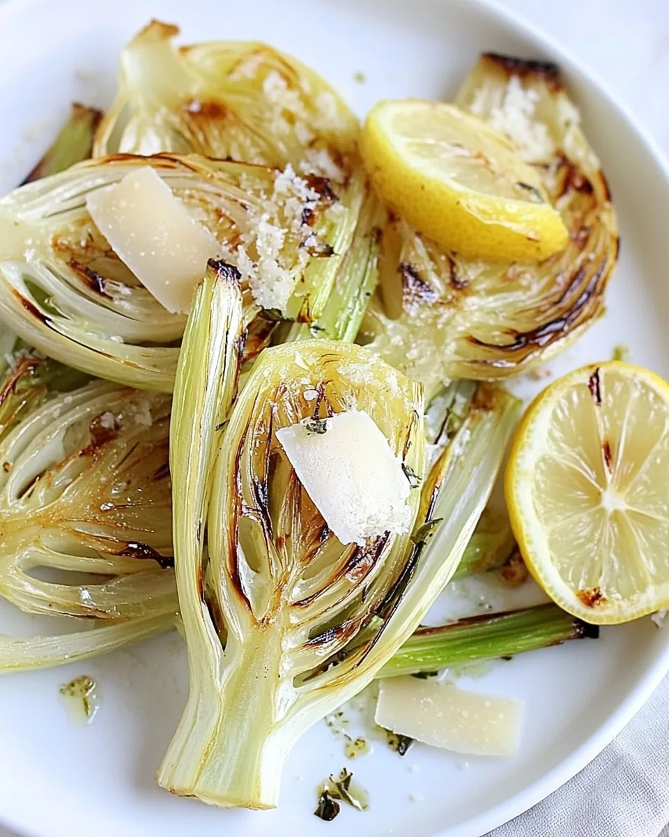 Grilled Fennel with Parmesan and Lemon