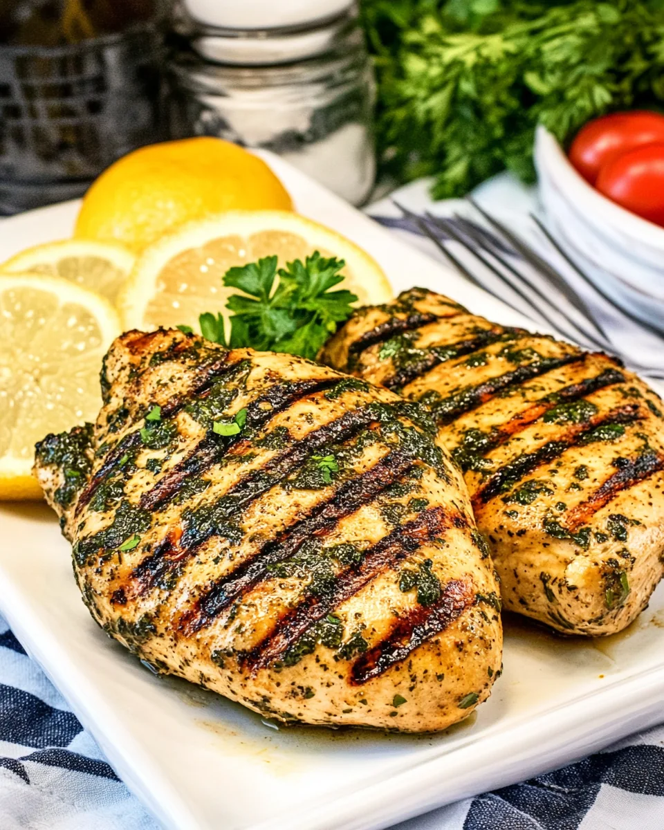 Grilled Greek Ranch Chicken