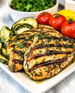 Grilled Greek Ranch Chicken