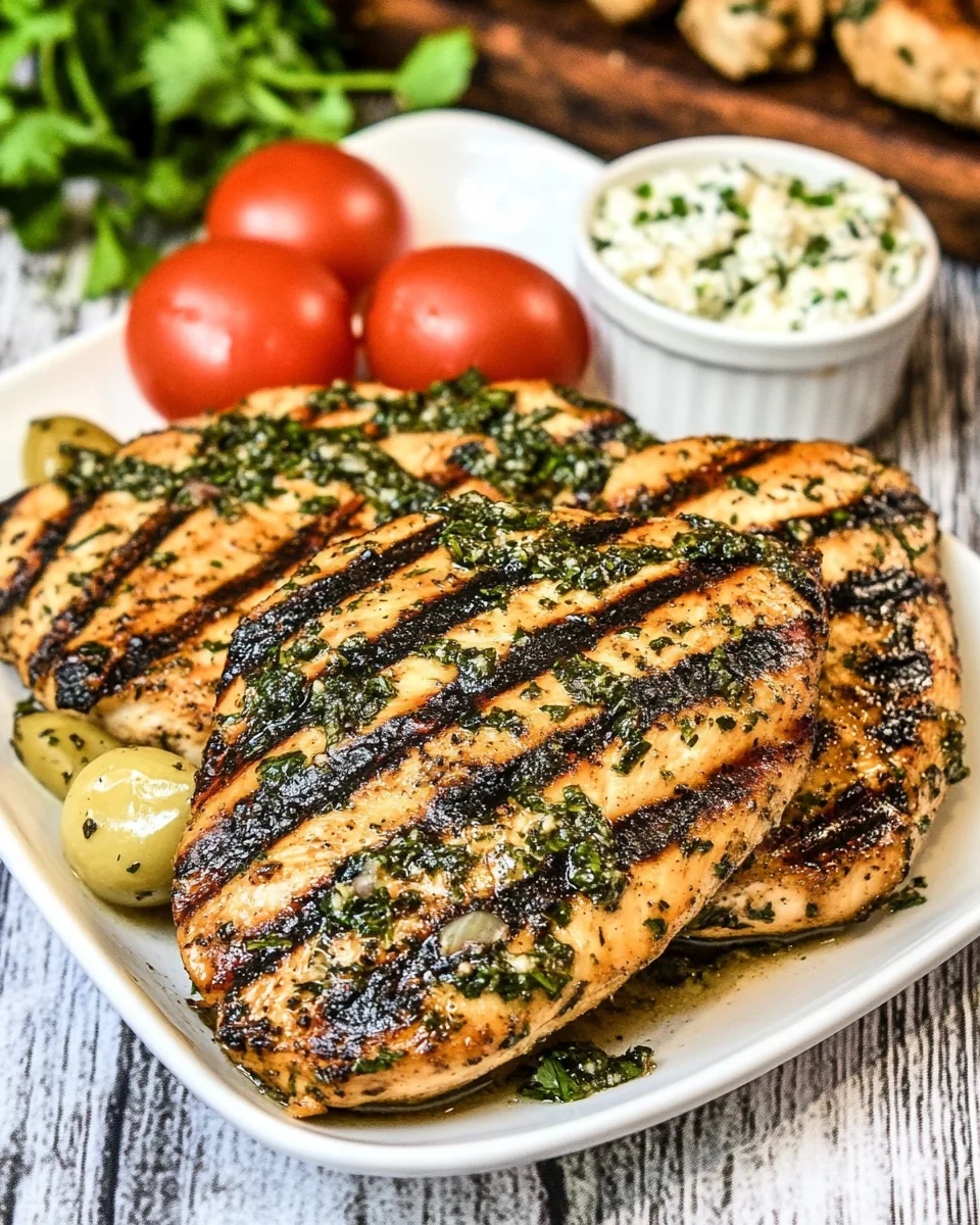 Grilled Greek Ranch Chicken