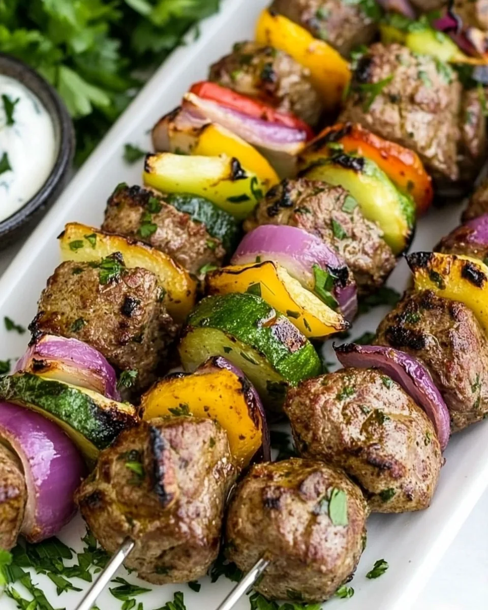 Grilled Lamb Kabobs