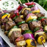 Grilled Lamb Kabobs