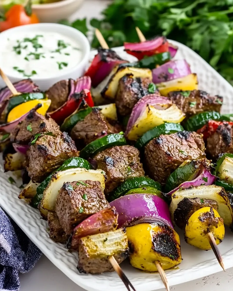Grilled Lamb Kabobs