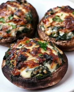 Grilled Stuffed Portobello Mushrooms