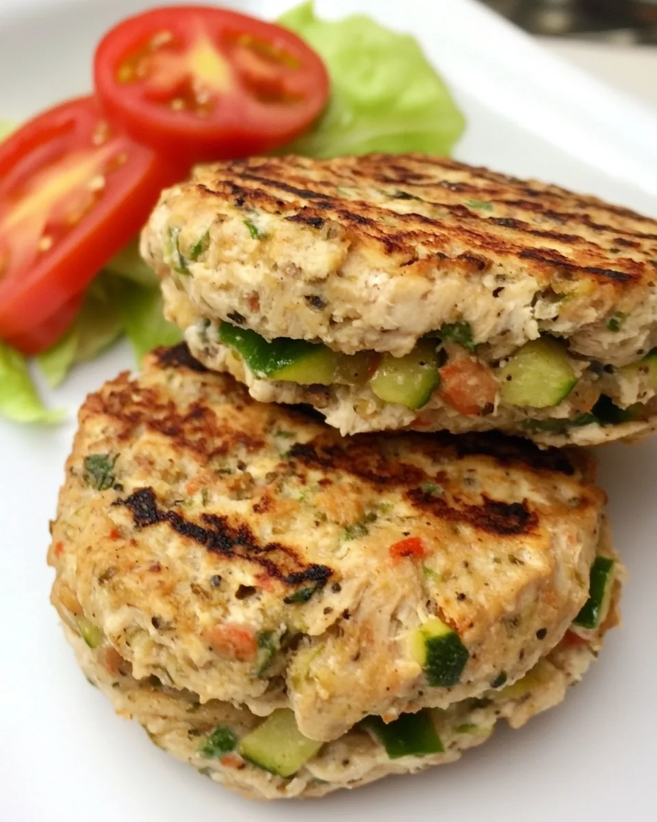 Grilled Turkey Veggie Burgers