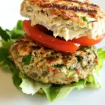Grilled Turkey Veggie Burgers