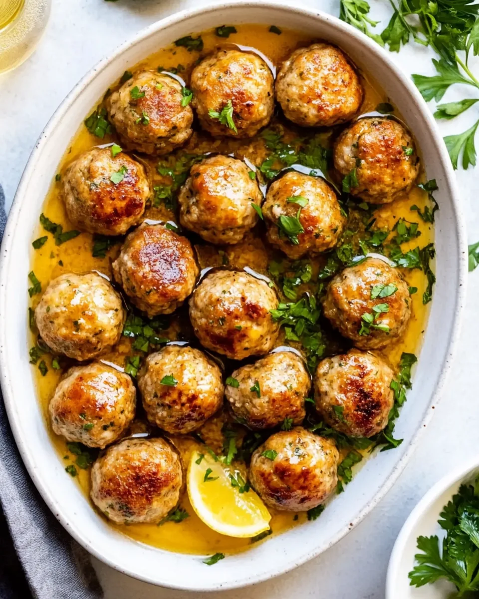 Ground Chicken Meatballs