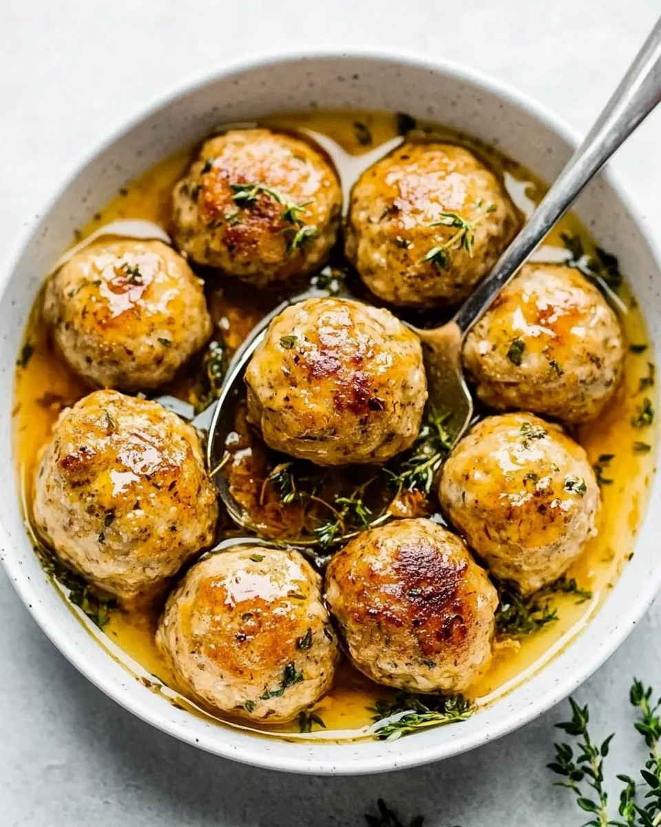 Ground Chicken Meatballs