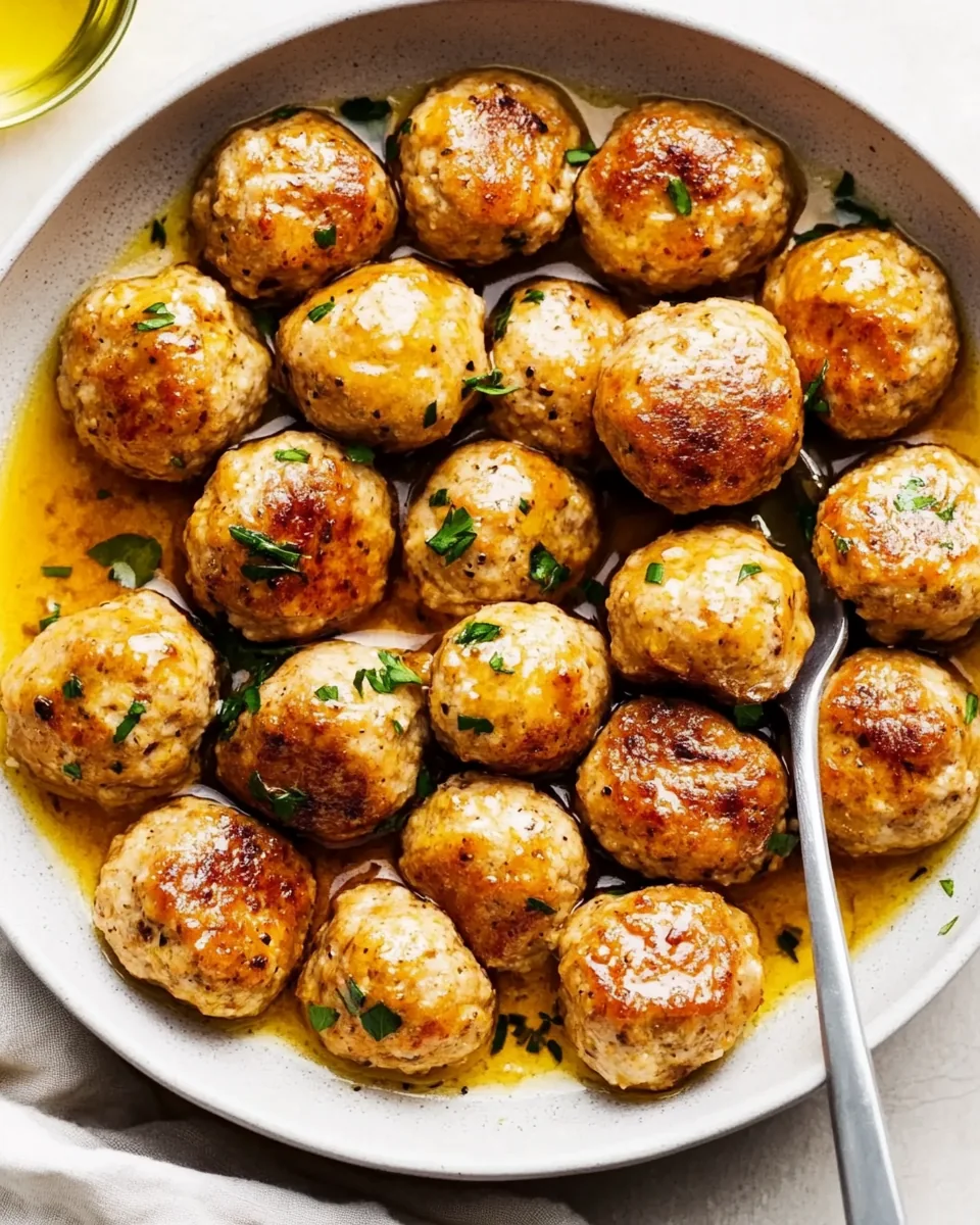 Ground Chicken Meatballs