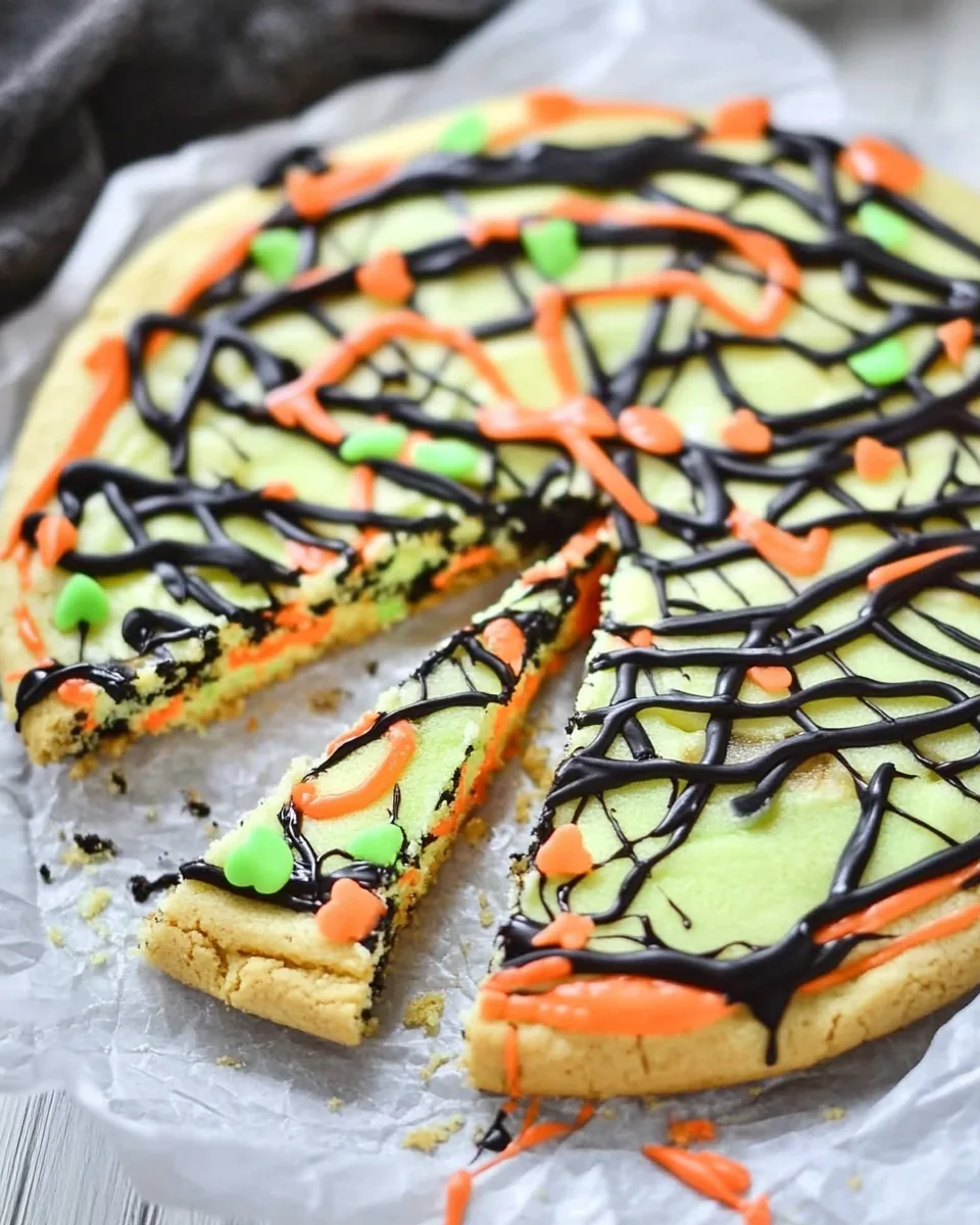 Halloween Sugar Cookie Cake