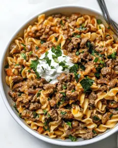 Hamburger Stroganoff