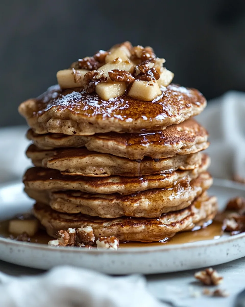 Healthy Apple Pancakes