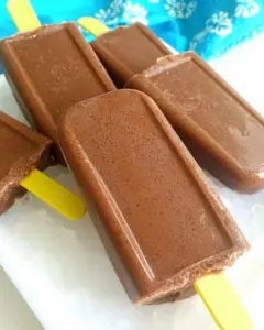Healthy Chocolate Fudgsicles