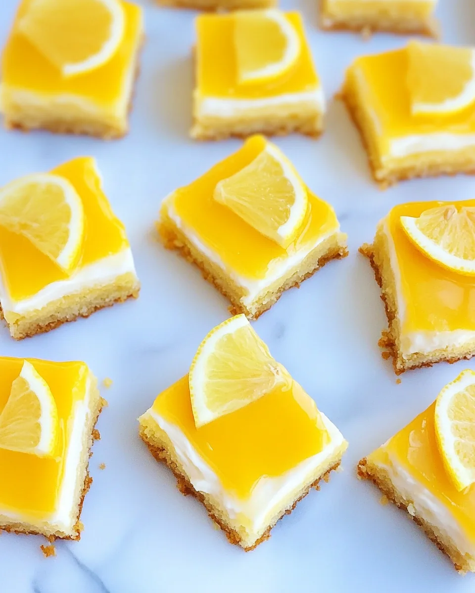 Healthy Lemon Bars
