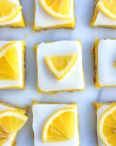 Healthy Lemon Bars
