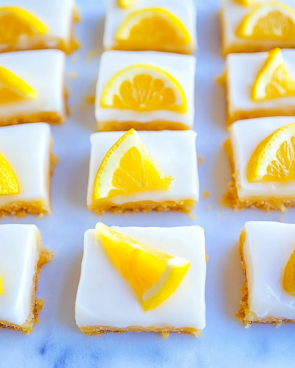Healthy Lemon Bars