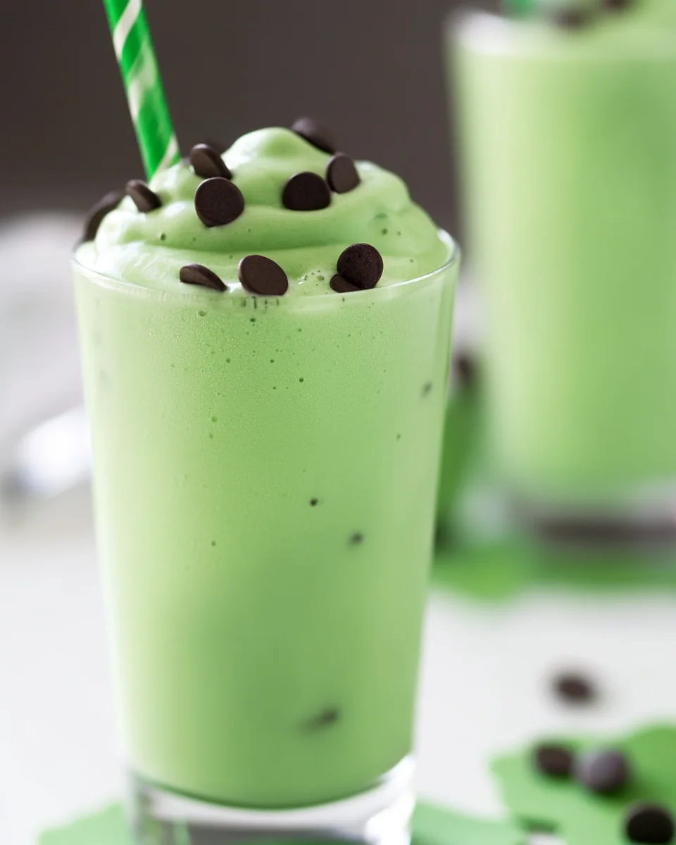 Healthy Shamrock Shake Recipe