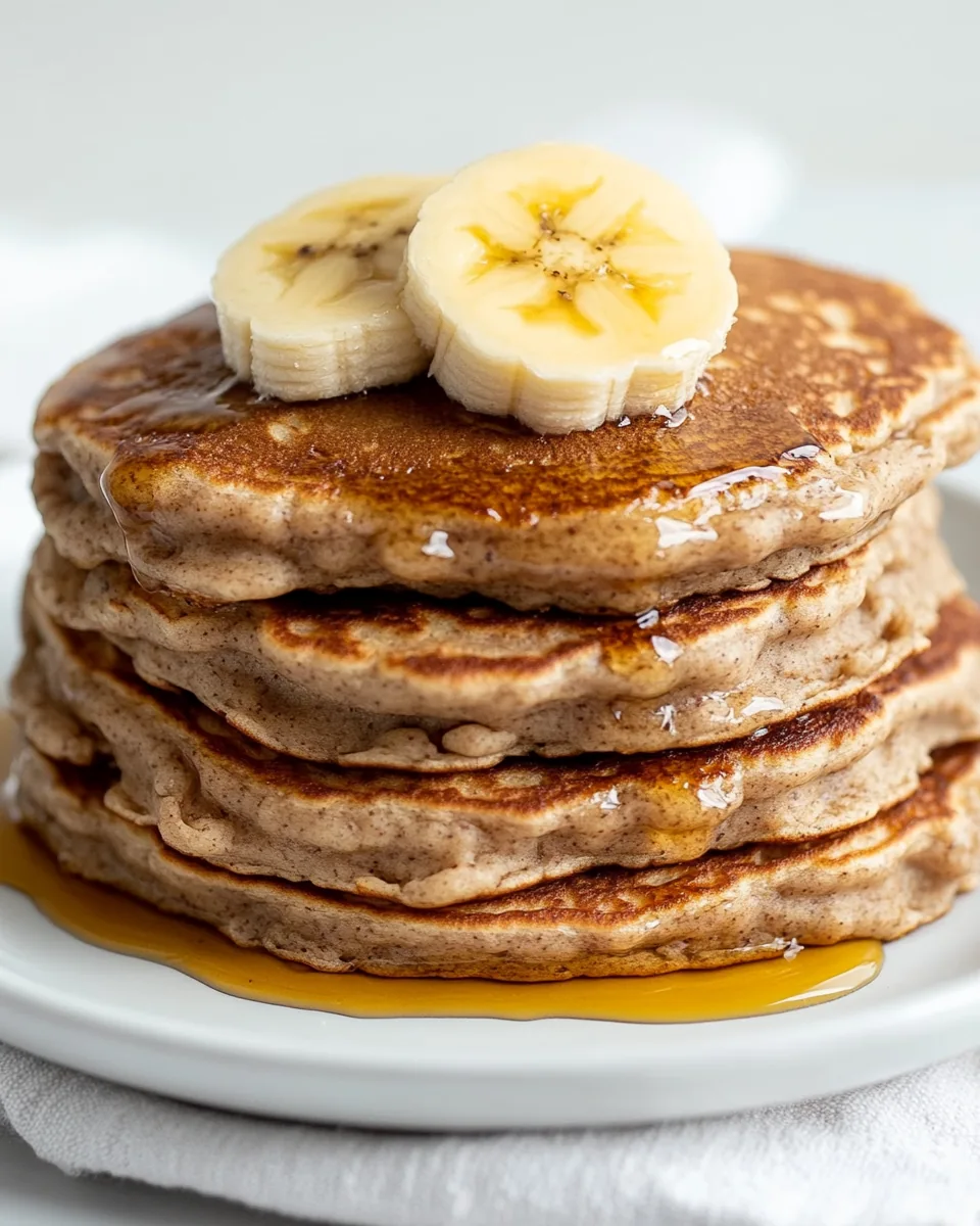 Healthy Whole Wheat Banana Pancakes