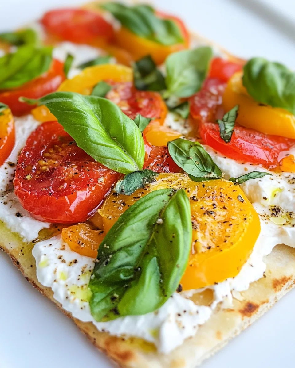 Heirloom Tomato Flatbread