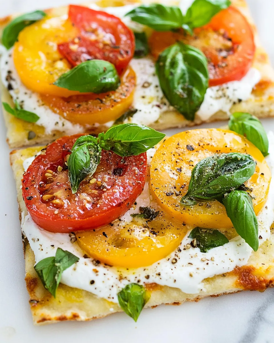 Heirloom Tomato Flatbread