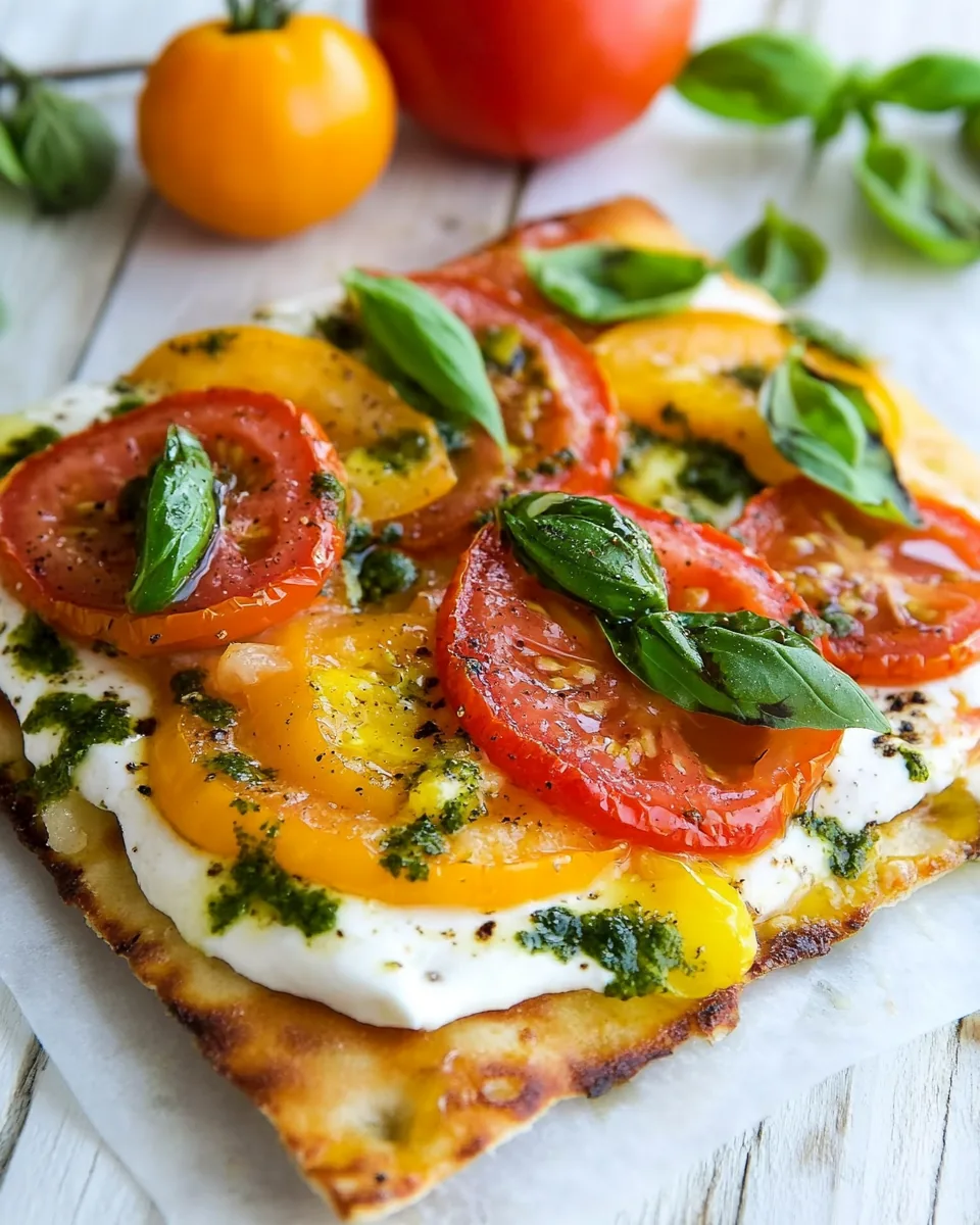 Heirloom Tomato Flatbread