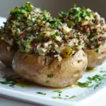 Herbed Wild Rice Stuffed Potatoes
