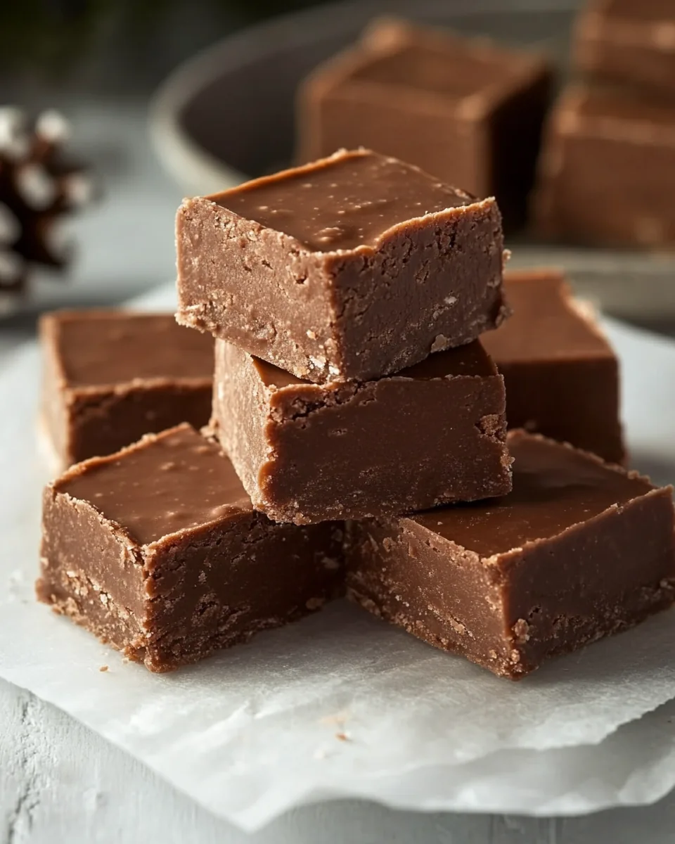 Holiday Peppermint Fudge