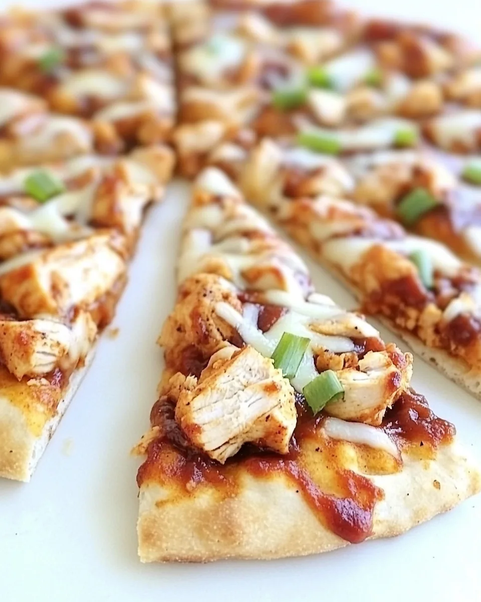 Homemade BBQ Chicken Pizza