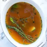 Homemade Beef Broth Stock