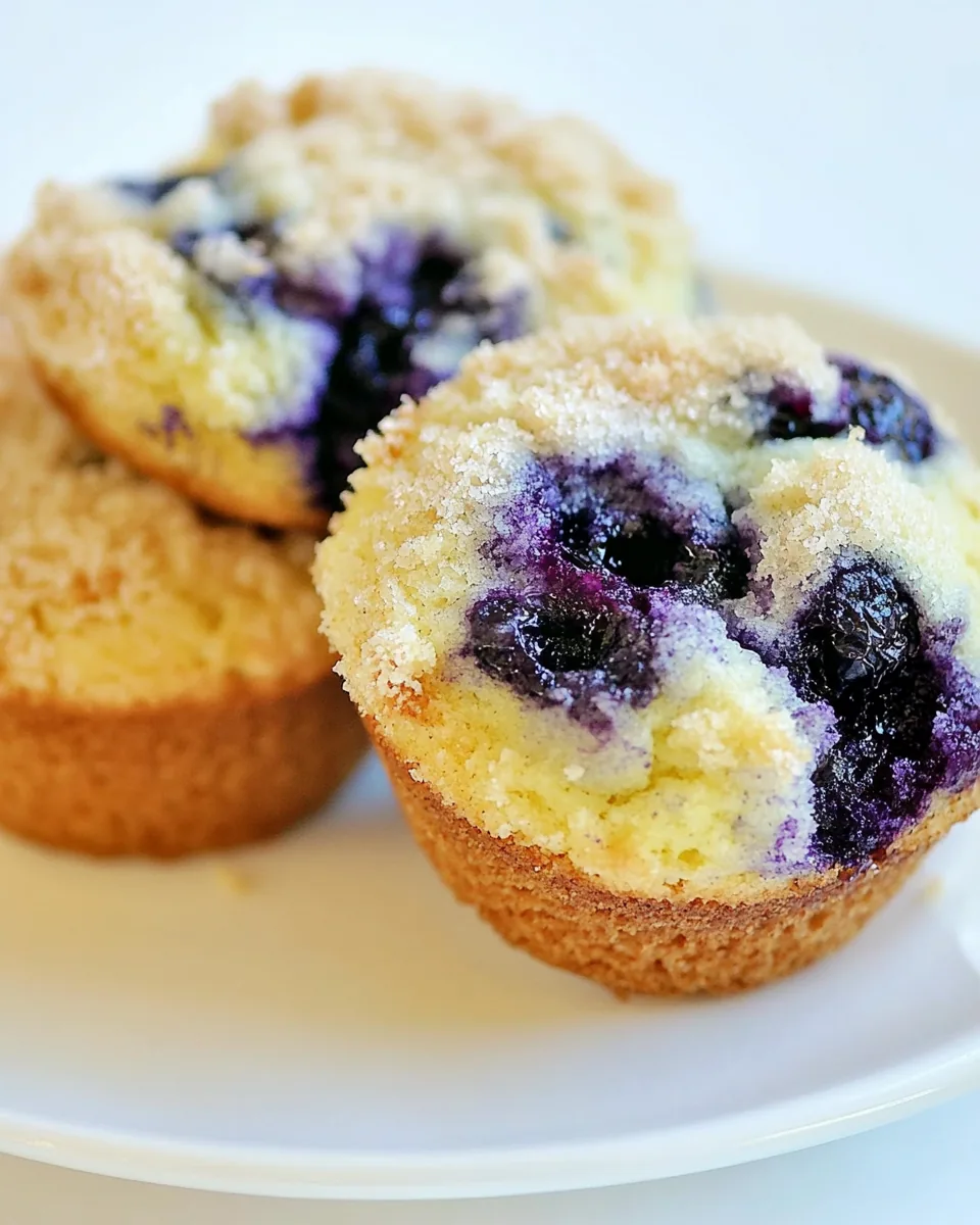 Homemade Blueberry Muffins