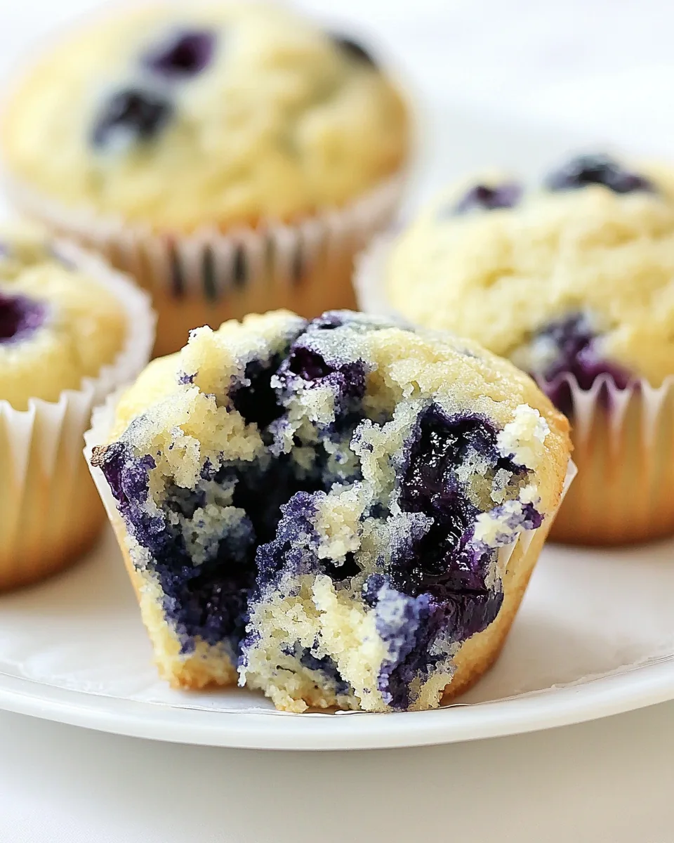 Homemade Blueberry Muffins