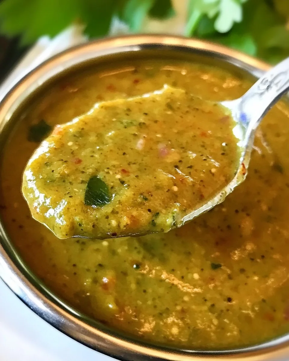 Homemade Roasted Green Chile Sauce