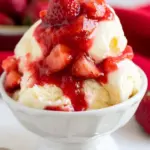 Homemade Strawberry Ice Cream Topping