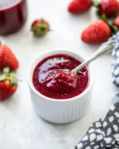 Homemade Strawberry Sauce
