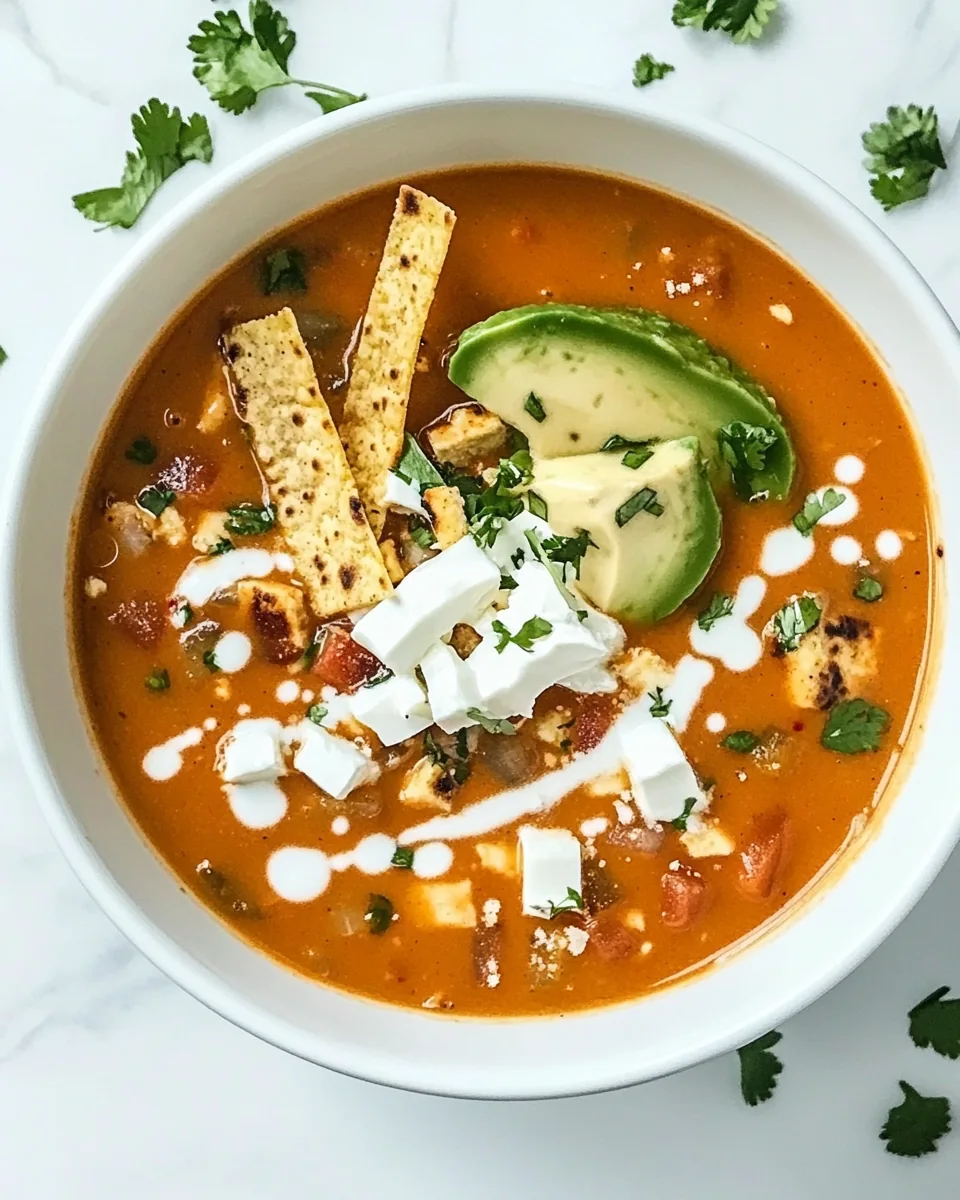 Homemade Tortilla Soup Recipe