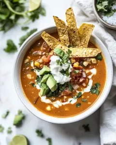 Homemade Tortilla Soup Recipe