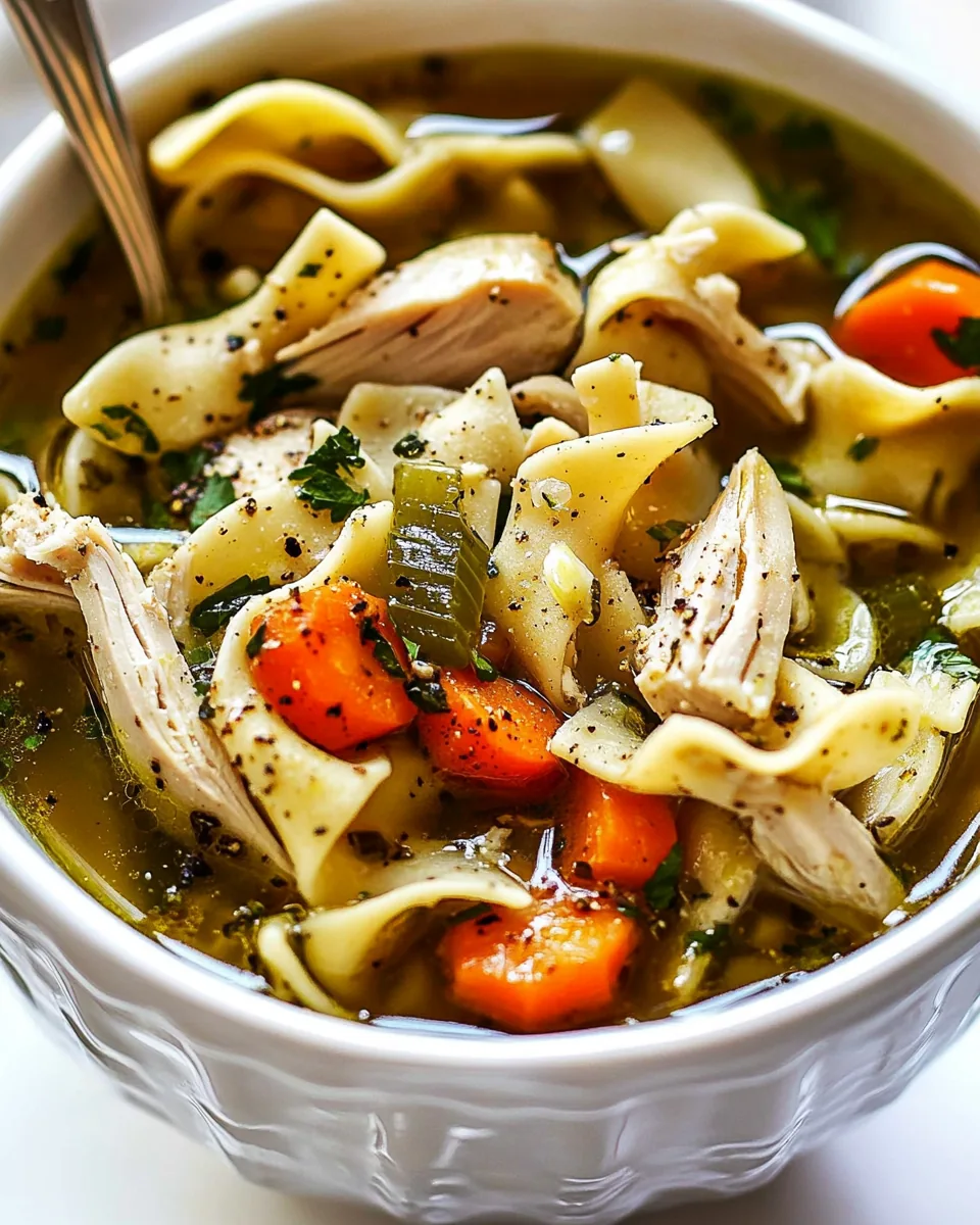 Homemade Turkey Noodle Soup