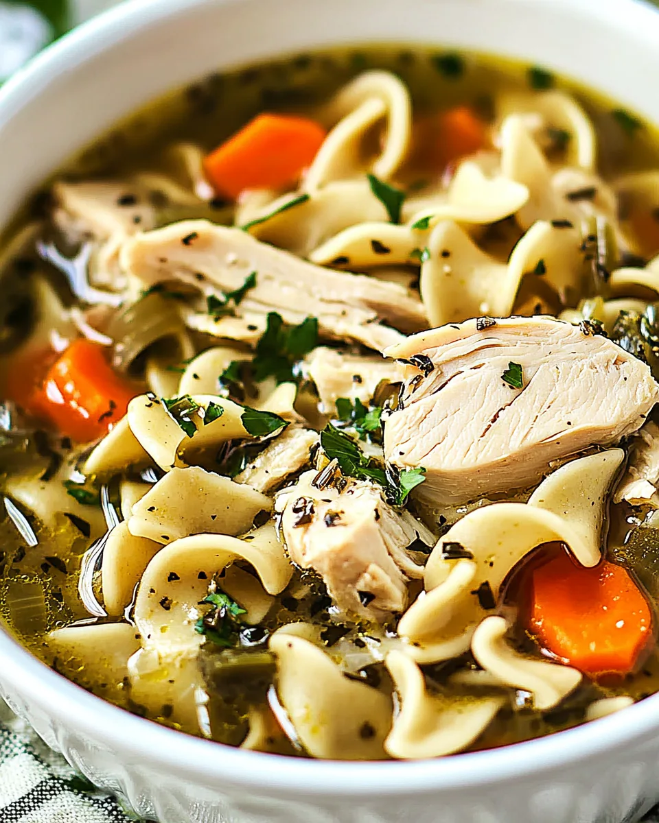 Homemade Turkey Noodle Soup