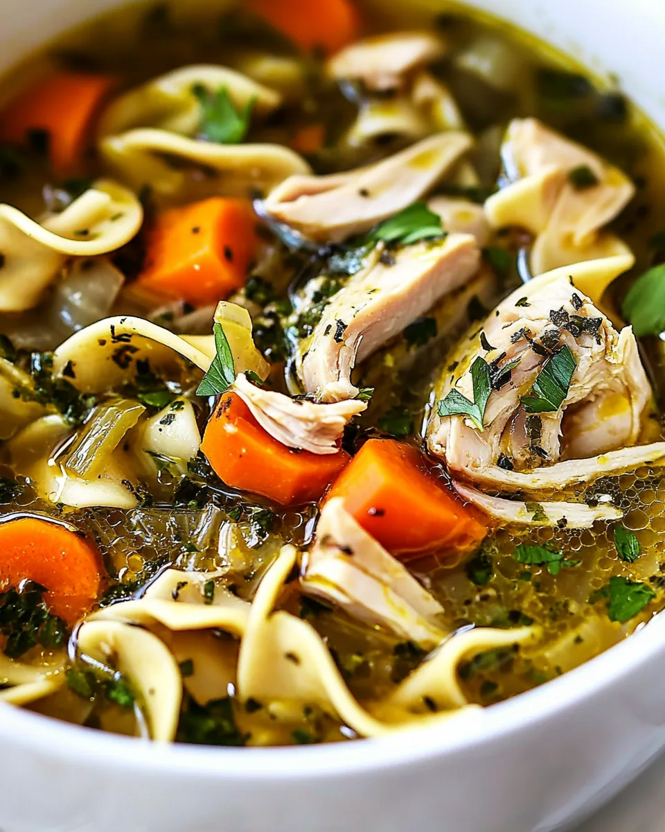 Homemade Turkey Noodle Soup
