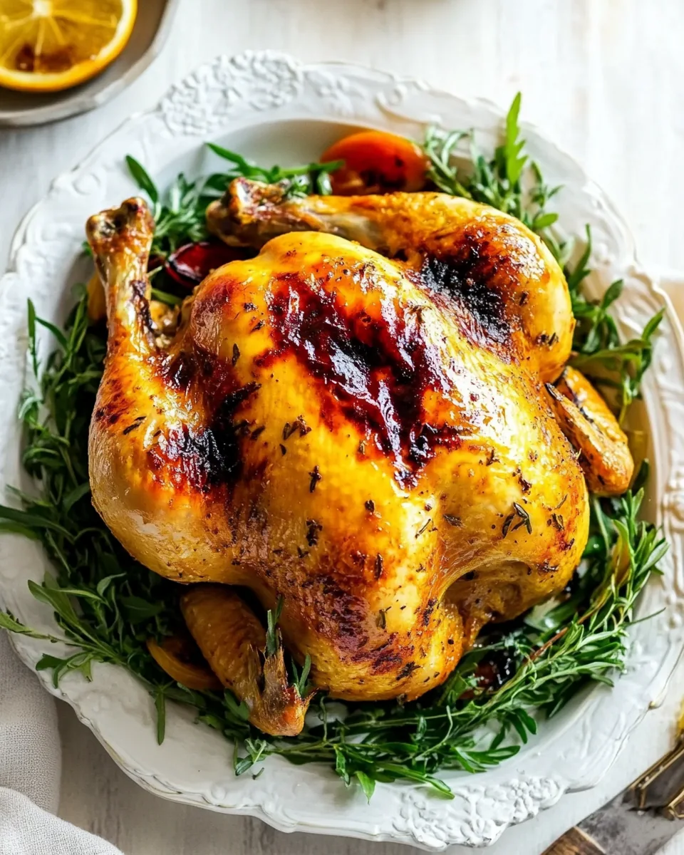 Honey Mustard Roasted Chicken