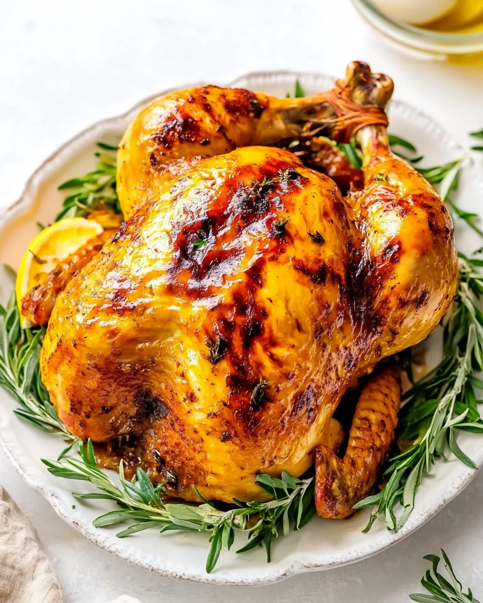 Honey Mustard Roasted Chicken