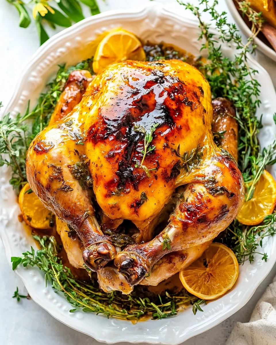 Honey Mustard Roasted Chicken