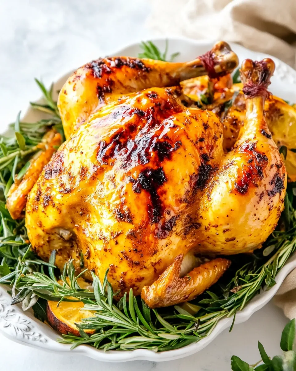 Honey Mustard Roasted Chicken