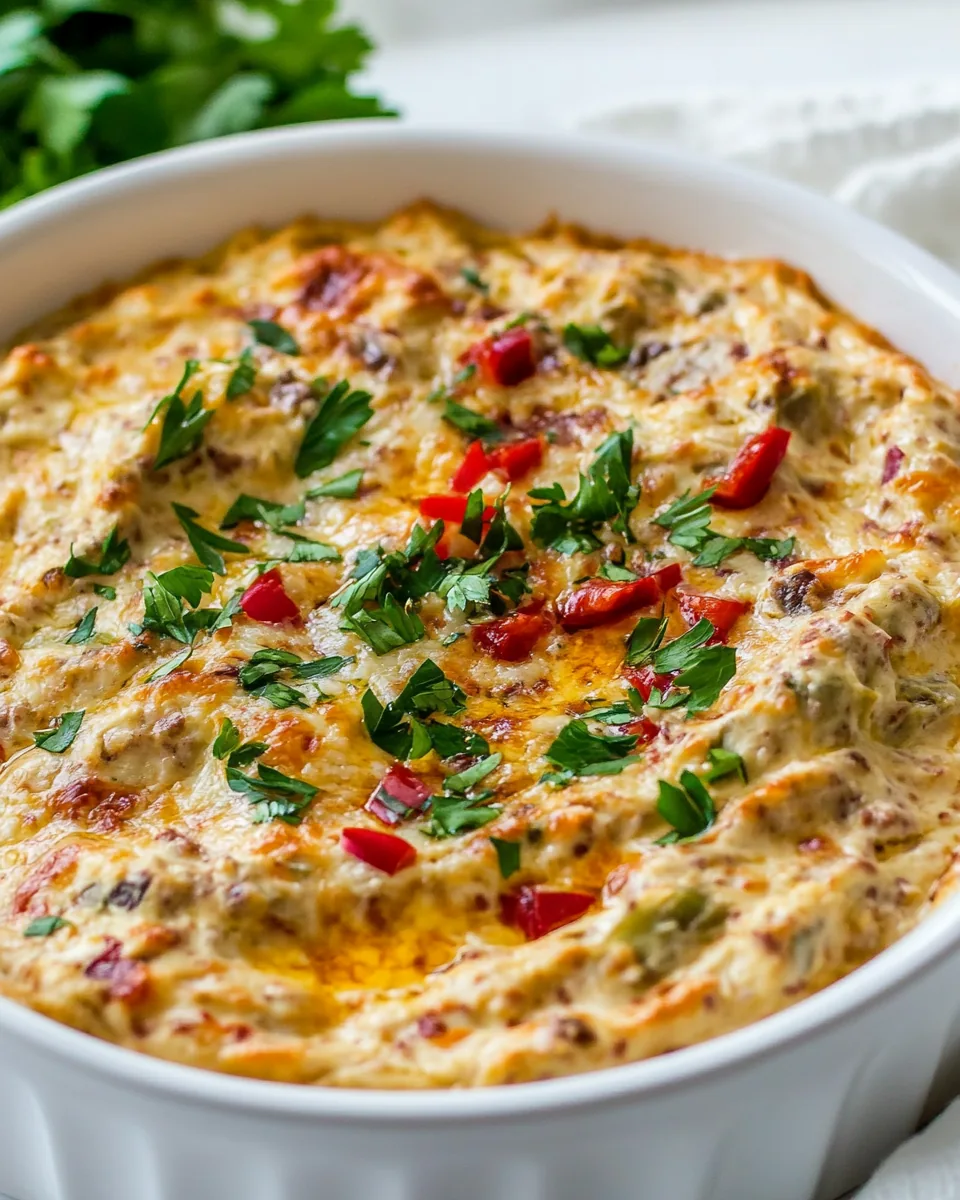 Hot Artichoke Dip with Asiago Cheese