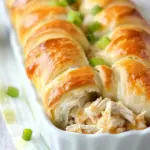 Hot Chicken Salad Crescent Braid