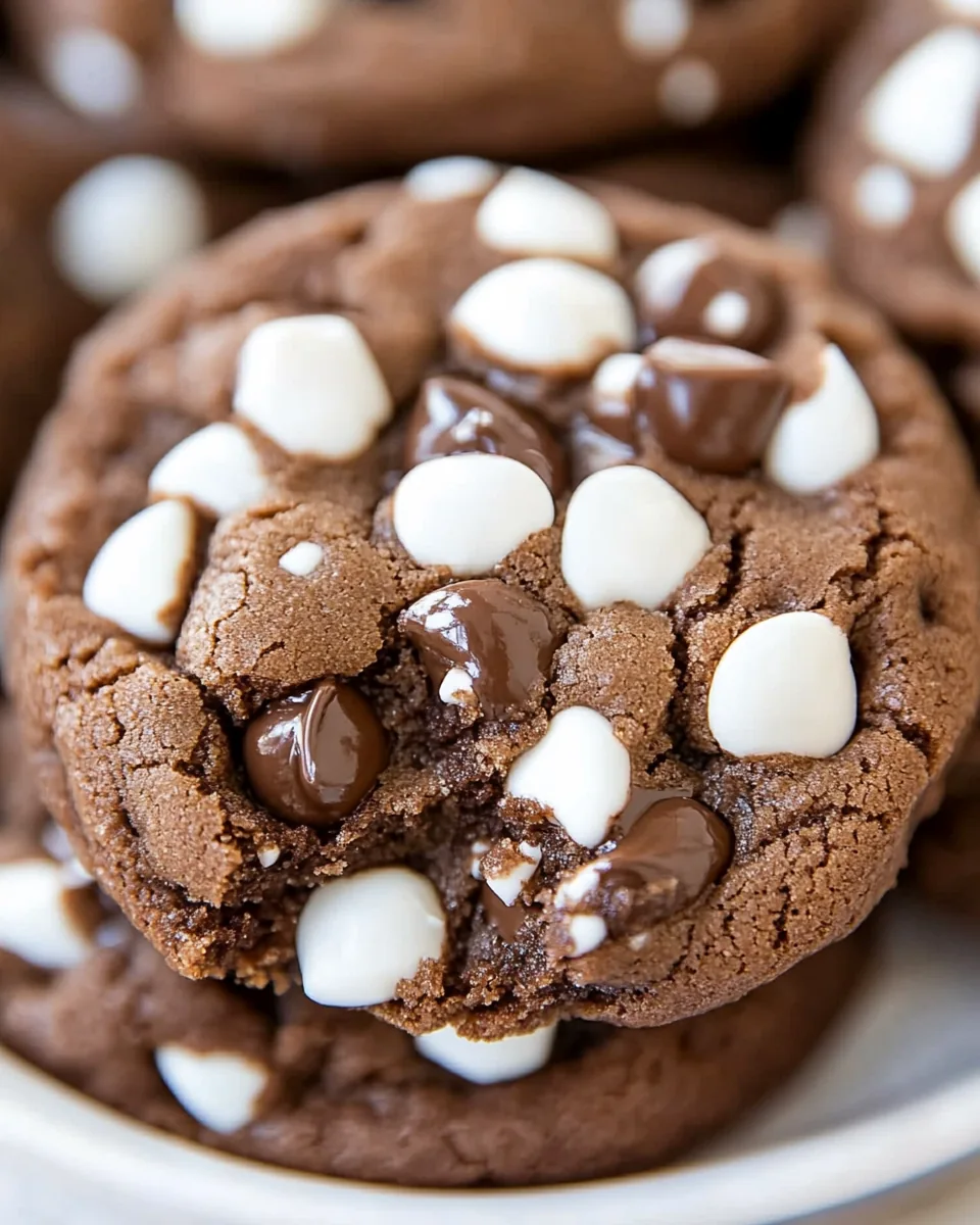 Hot Chocolate Cookies