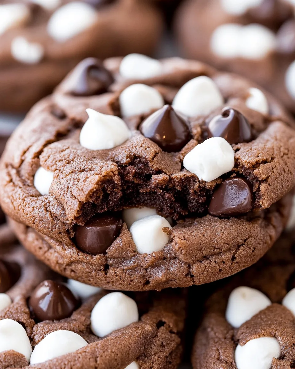 Hot Chocolate Cookies