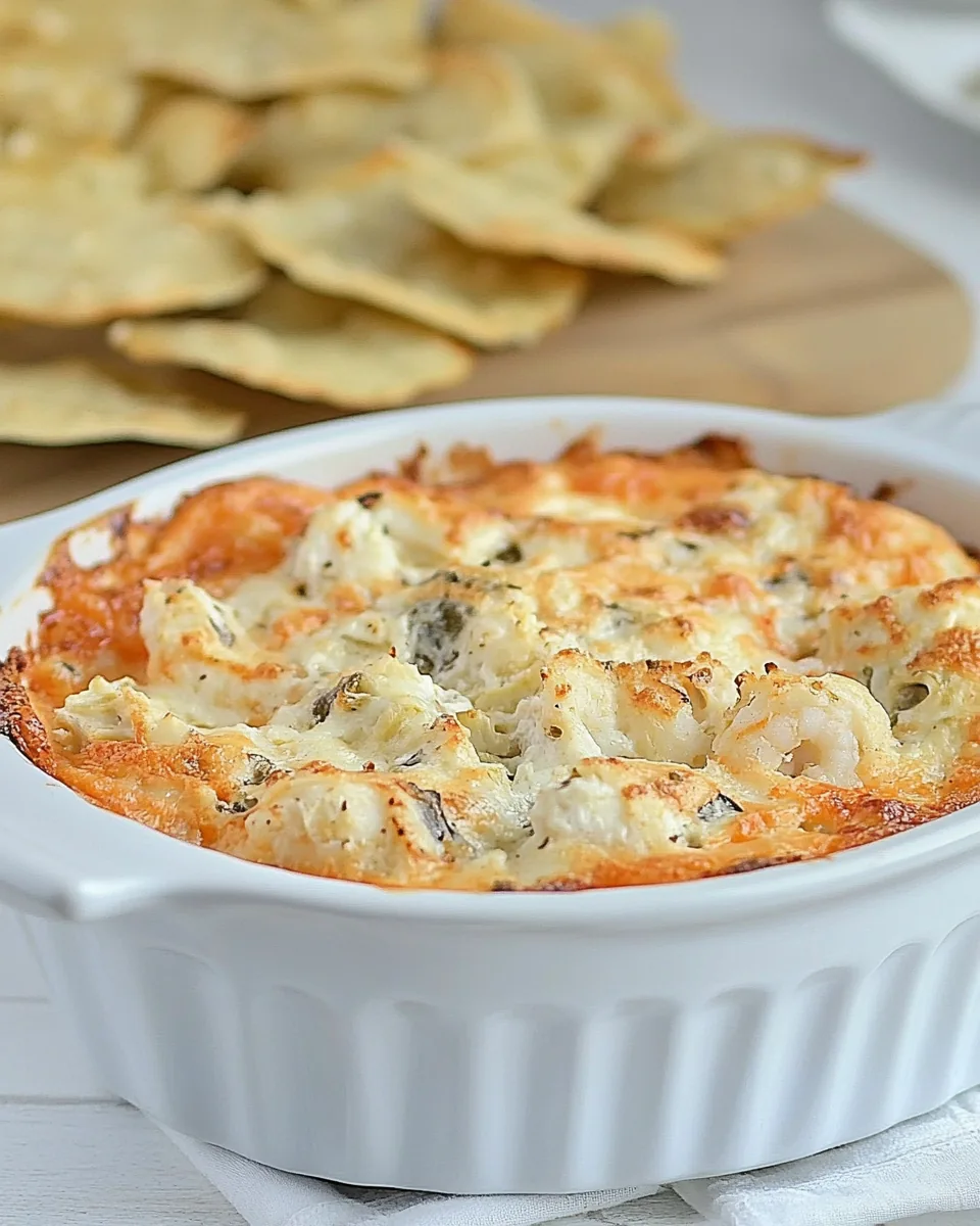 Hot Shrimp Artichoke Dip